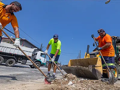 Mutirão de zeladoria recolhe mais de 188 toneladas de resíduos no Bairro Real