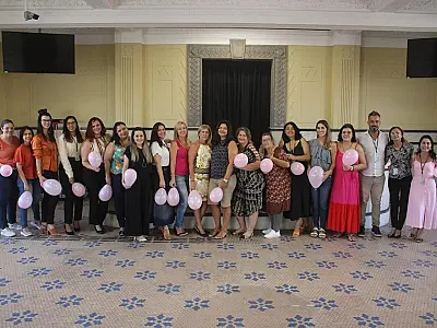 Servidoras santistas participam de roda de conversa sobre a saúde da mulher