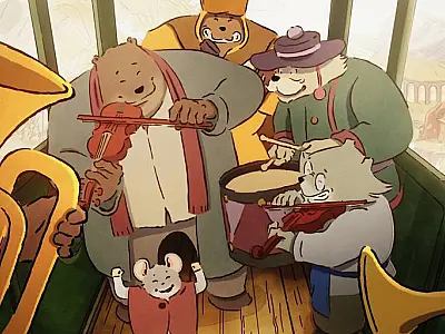 'A Viagem de Ernesto e Celestine' é infantil sem parecer infantiloide