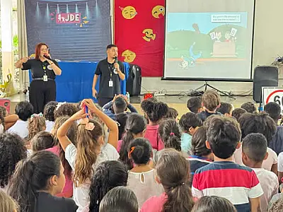 Escolas de Juquitiba, no Vale do Ribeira, recebem projeto de educação para o trânsito do DER-SP