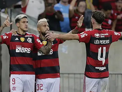 Com dois de Pedro, Flamengo vence a primeira na Libertadores 2023