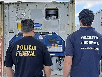 Receita Federal em operação conjunta com outros órgãos apreende 134kg de cocaína no Porto de Santos
