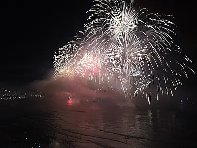 Guarujá terá 15 minutos de queima de fogos em cinco pontos da Cidade