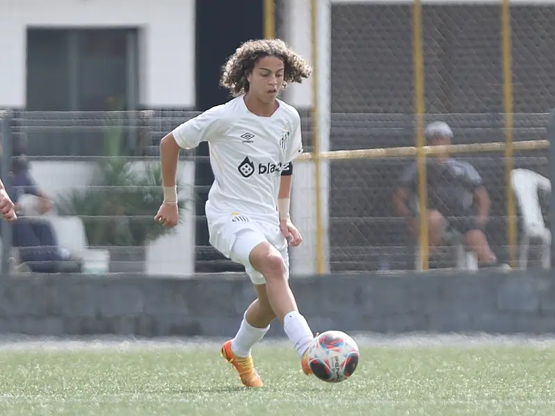 Volante Kauan Cabelo confia em boa estreia do Santos na Copa Brasileirinho Sub-15
