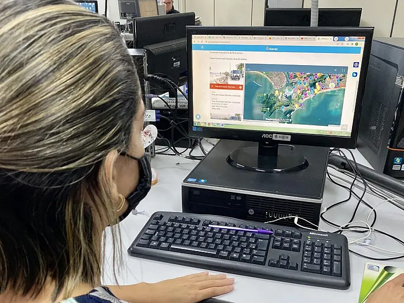 População pode acompanhar o andamento das obras que acontecem em Guarujá