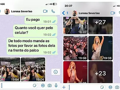 Fã de Taylor Swift tem celular roubado após show, pede fotos da apresentação e ladrão envia arquivos