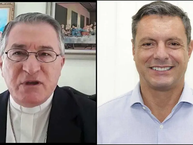 Bispo Dom Tarcísio e prefeito Rogério Santos seguem se recuperando da Covid-19