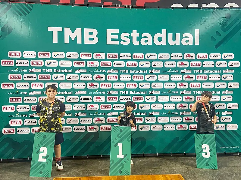 Mesatenistas de Bertioga brilham em competição estadual