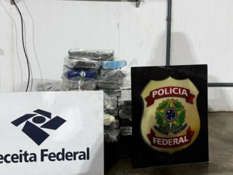 Receita Federal em Santos apreende cocaína oculta na estrutura de um contêiner refrigerado