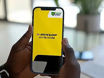 Dunlop revoluciona a escolha de pneus com app inovador na FENATRAN 2024