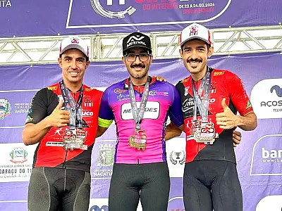 Ciclista de PG vence o 11º Giro do Interior de Ciclismo em Barra Bonita