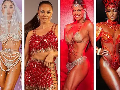 Saiba onde as celebridades vão desfilar no Rio e em São Paulo no Carnaval
