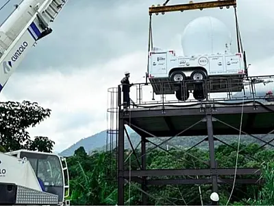 Radar instalado em Ilhabela capta chuvas 'ocultas' pela Serra do Mar, mostra Defesa Civil de SP