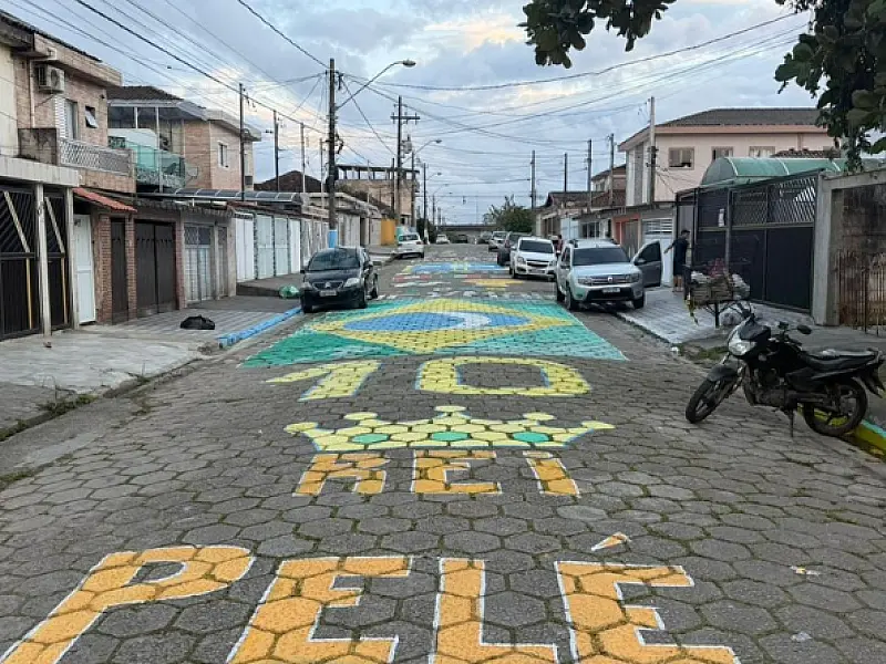 Saiba como solicitar autorização para pintura de ruas em São Vicente durante a Copa do Mundo