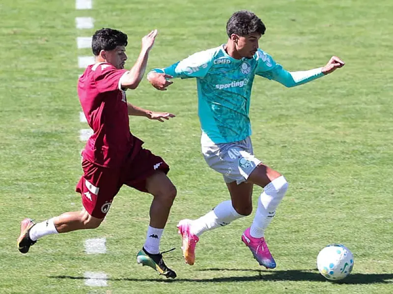 Palmeiras vence Juventus por 3 a 1 em jogo-treino na Academia de Futebol