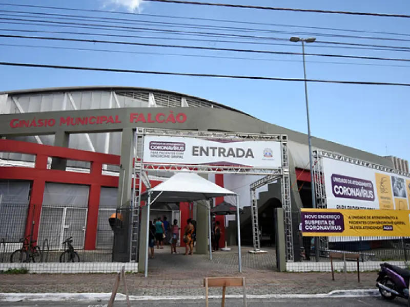 Pronto Atendimento do Ginásio Falcão é desativado devido à queda nos casos de Covid-19