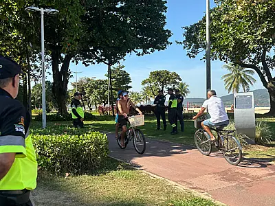 Santos inicia ações de orientação e fiscalização nas ciclovias da Cidade