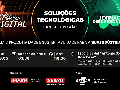 Jornada de Descarbonização chega a Santos em 9 de maio