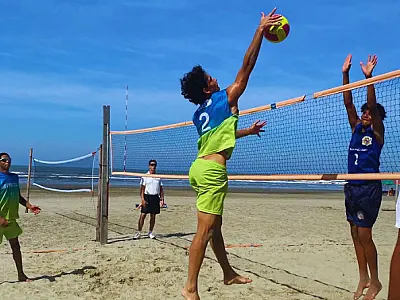 Vôlei de Praia masculino conquista título regional nos 40º Jogos Abertos da Juventude 2025