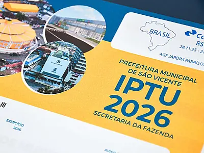 São Vicente prorroga cota única e primeira parcela do IPTU até final de janeiro