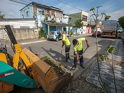 2º Mutirão de serviços de zeladoria recolhe 491T de entulhos do Bairro Ribeirópolis