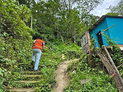 Defesa Civil de Cubatão realiza vistorias preventivas em áreas de risco