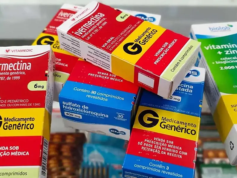 Venda de remédios do kit Covid se manteve alta em 2021, mais do que o dobro da pré-pandemia