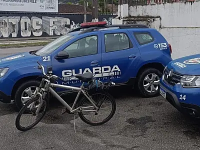 Homem é preso pela Guarda Civil Municipal de Santos após furto de bicicleta