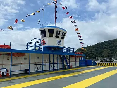 Governo de São Paulo entrega balsa modernizada para a travessia entre Cananeia e Ilha Comprida