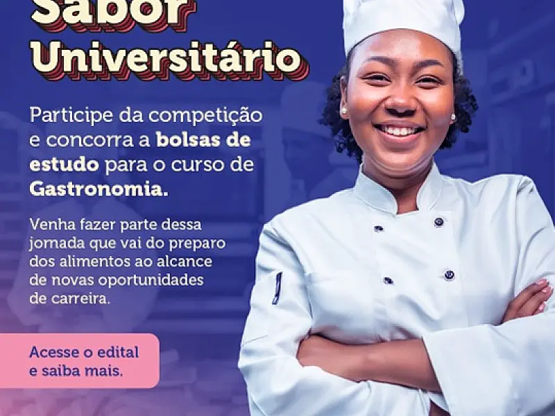 Concurso de Gastronomia premia bolsas de até 80%