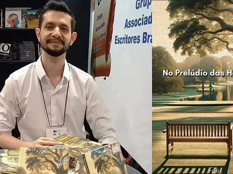 Poeta do litoral paulista faz lançamento de livro na Bienal