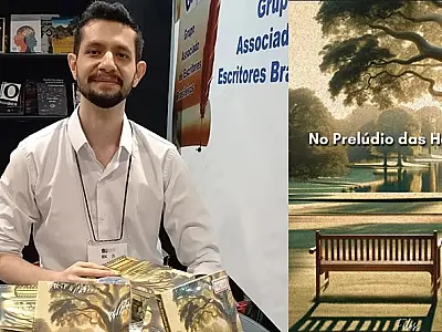 Poeta do litoral paulista faz lançamento de livro na Bienal