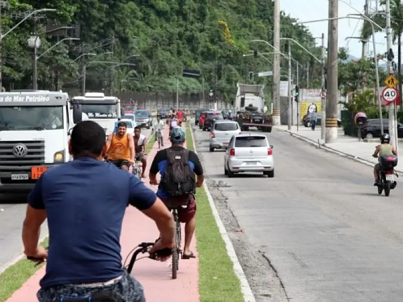 Ciclovias de Santos receberão ações de zeladoria