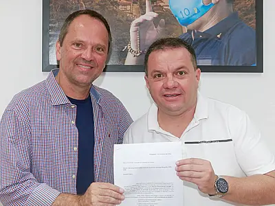 Em Mongaguá, Márcio Cabeça e Paulinho iniciam tratativas de transição