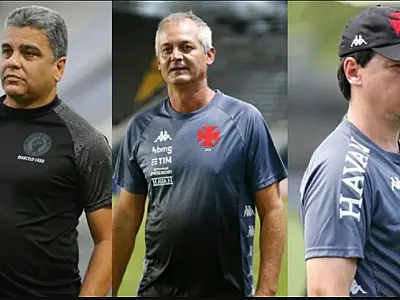 Em pesquisa, Vasco lidera ranking de trocas de técnicos desde 2020