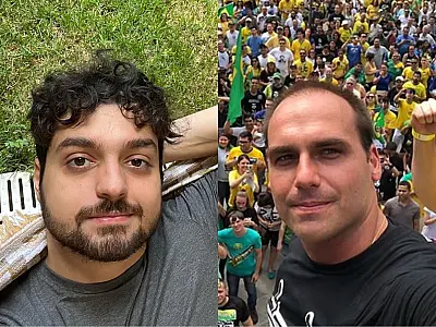 Monark e Eduardo Bolsonaro brigam após posse de Lula