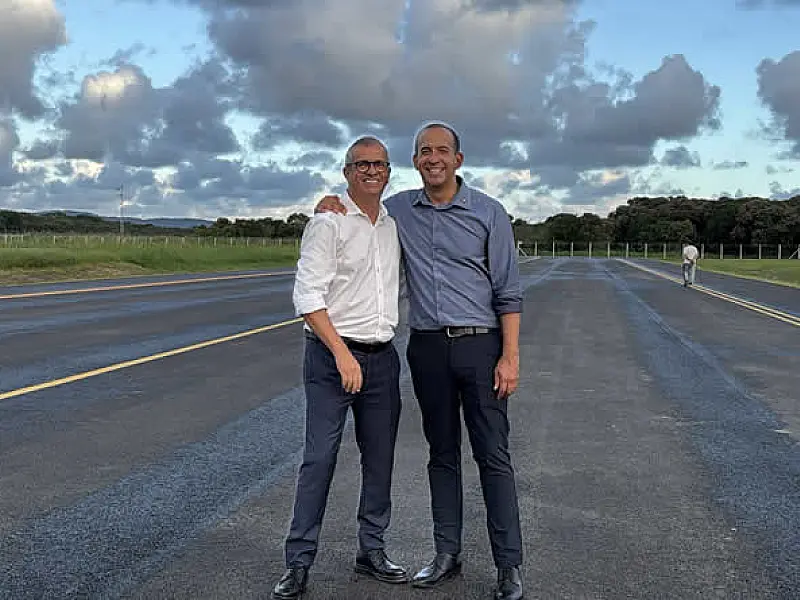 "Essa é uma vitória conquistada por muitas mãos", diz Paulo Alexandre Barbosa sobre aeroporto