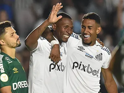 Santos goleia o Cuiabá por 4 a 1, segue 100% na Vila Belmiro e é vice-líder