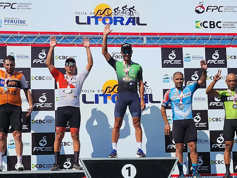 Vinícius Gonçalves é vice-campeão da Volta do Litoral de Ciclismo 2024