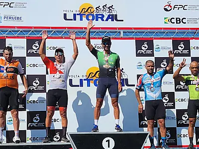 Vinícius Gonçalves é vice-campeão da Volta do Litoral de Ciclismo 2024