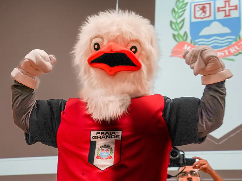 Time PG/SP apresenta oficialmente seu mascote em reunião com atletas dos Jogos Abertos da Juventude