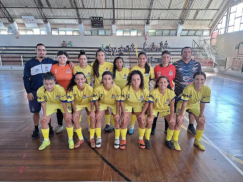 Guarujá tem 100% de aproveitamento na fase de grupos no futsal feminino sub-21