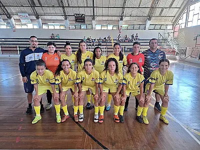 Guarujá tem 100% de aproveitamento na fase de grupos no futsal feminino sub-21