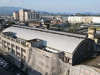 Fachadas e cobertura do Novo Mercado Municipal de Santos serão entregues em novembro