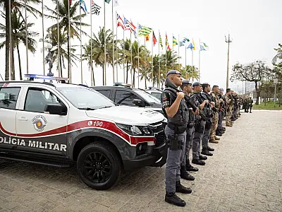 Governo de SP mantém maior efetivo policial da história para a virada de ano nas praias paulistas