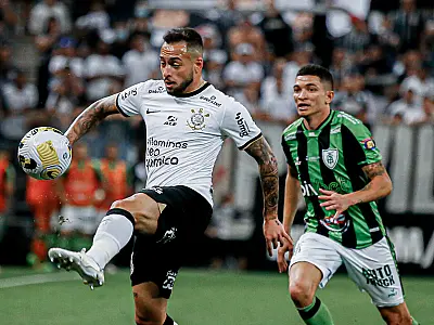 Corinthians joga mal, empata com o América-MG e perde a liderança do Brasileiro