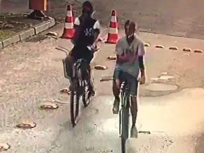 Polícia tenta identificar suspeitos de assalto a unidade do McDonald's de Santos; VÍDEO