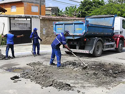 Prefeitura de Guarujá avança em zeladoria em vários pontos da Cidade