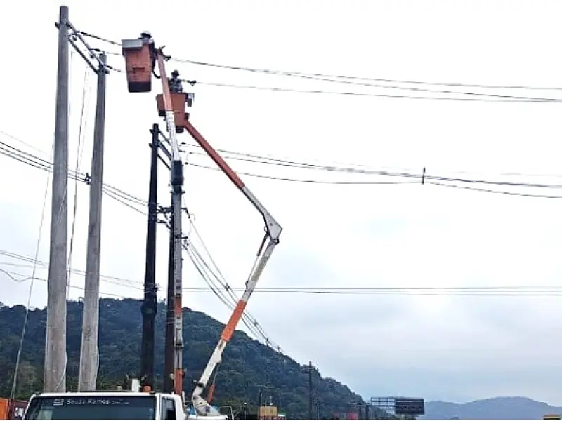 Mais de R$ 89 milhões reforçaram a rede elétrica na Baixada Santista em 2025