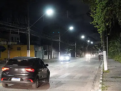 Mais segurança no Guarujá: Jardim Virgínia I é totalmente iluminado por LED